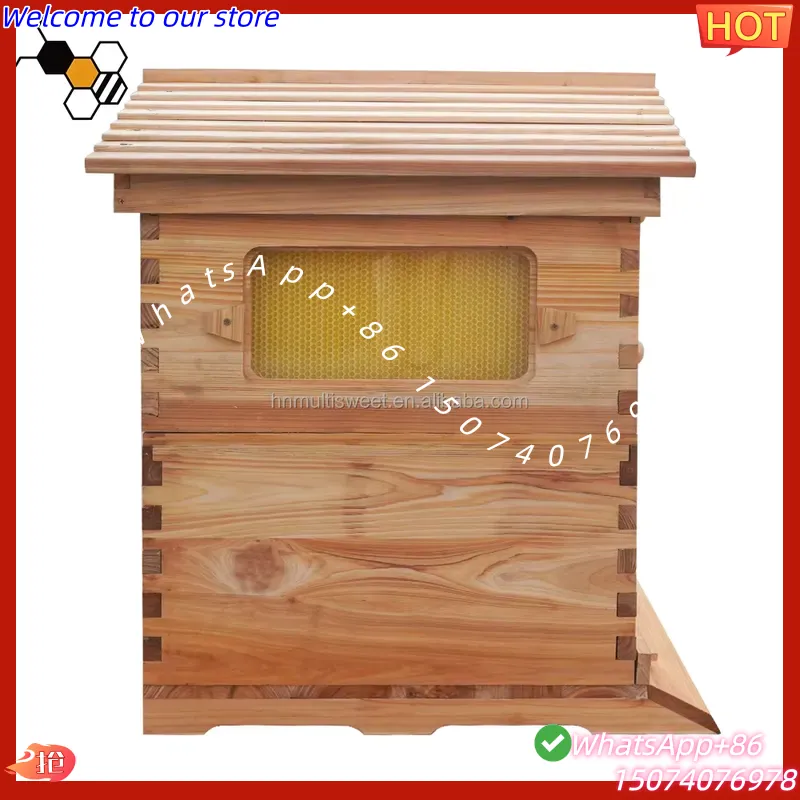 รังผึ้งอัตโนมัติแบบไหลเองได้ ป - Beehive Frame Wax บทวิจารณ์และราคา