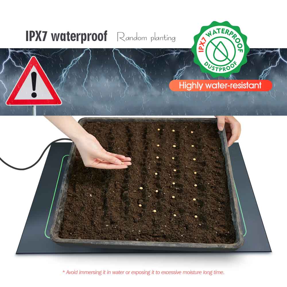 แผ่นทำความร้อนต้นไม้7-100วัตต์ - Seedling Heat Mat บทวิจารณ์และราคา